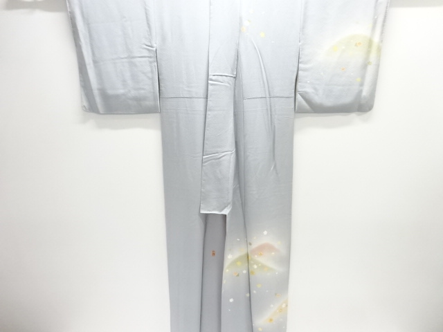  作家物　菊楓模様刺繍訪問着